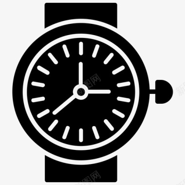 新手表模拟手表计时器图标图标