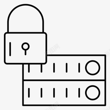 锁专用保护图标图标