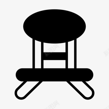 椅子装饰家具图标图标
