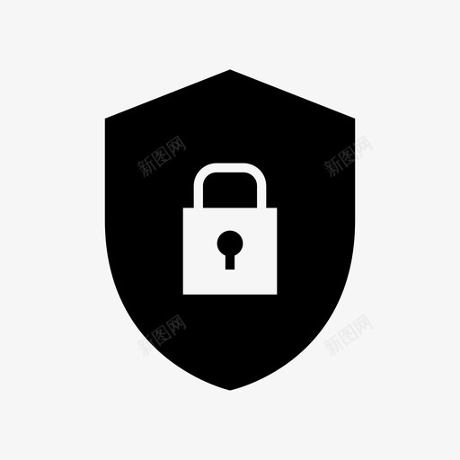 安全保护防御图标svg_新图网 https://ixintu.com 保存 保护 安全 锁 防御