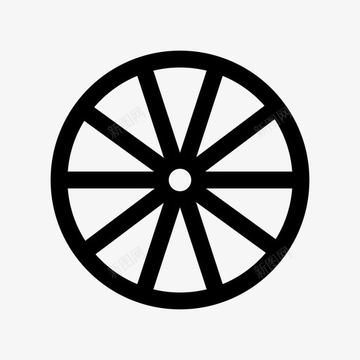 车轮路自行车轮胎图标svg_新图网 https://ixintu.com 自行车 车轮路 轮胎