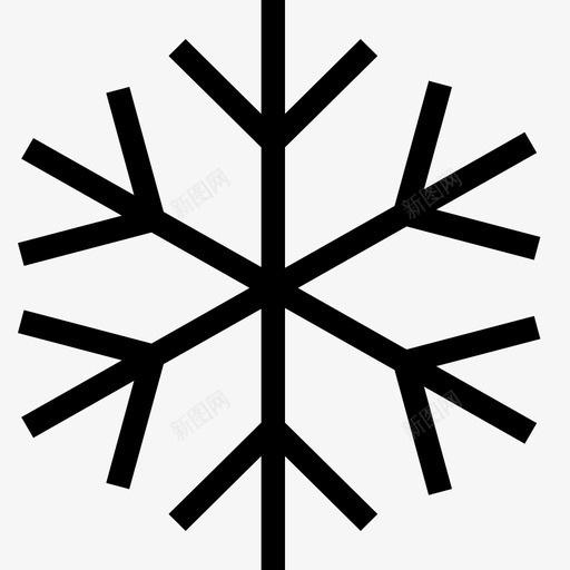 Snowflakesvg_新图网 https://ixintu.com Snowflake