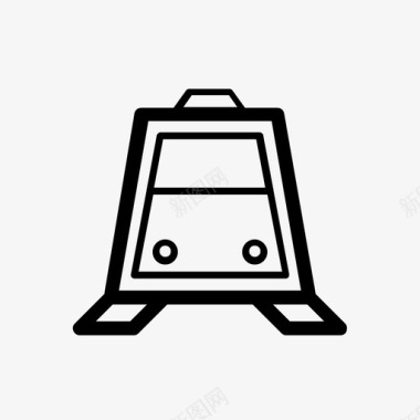 火车乘客旅行图标图标