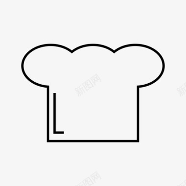 厨师帽食物工作图标图标