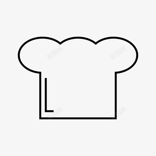 厨师帽食物工作图标svg_新图网 https://ixintu.com 专业 厨师帽 工作 食物 餐厅