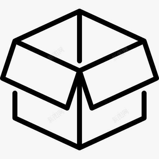 开箱管理线性图标svg_新图网 https://ixintu.com 开箱 管理 线性