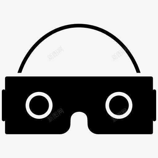vr眼镜3d眼镜虚拟眼镜图标svg_新图网 https://ixintu.com 3d眼镜 vr眼镜 虚拟现实字形图标 虚拟现实耳机 虚拟眼镜
