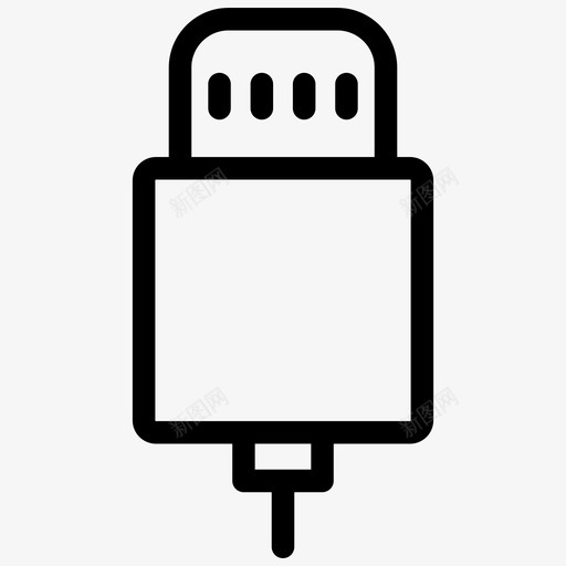 插头充电器端口图标svg_新图网 https://ixintu.com 充电器 插头 端口 设备