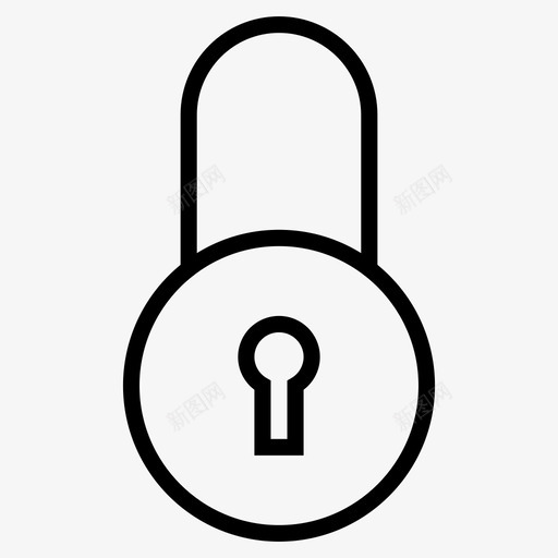 锁钥匙密码图标svg_新图网 https://ixintu.com 安全 密码 建筑师和施工线 私人 钥匙 锁