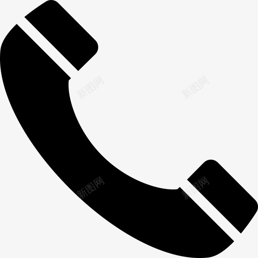 接受器呼叫通信图标svg_新图网 https://ixintu.com 呼叫 接受器 接口 电话接收器 通信 通话