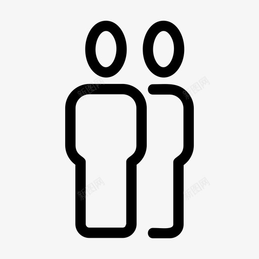 棒人界面人图标svg_新图网 https://ixintu.com 人 标志 棒人 界面