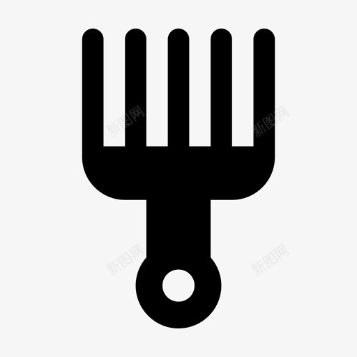 梳子时尚发型图标svg_新图网 https://ixintu.com 发型 时尚 梳子 沙龙 理发师 风格 飞人图标美容符号