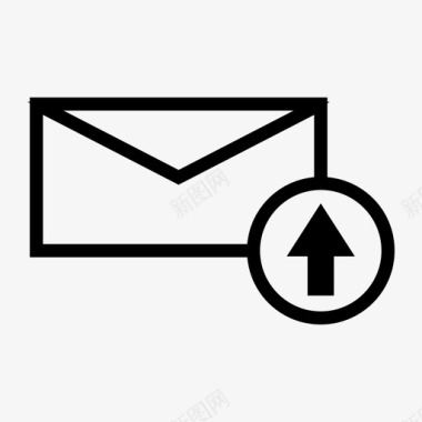 发送邮件信件发送图标图标