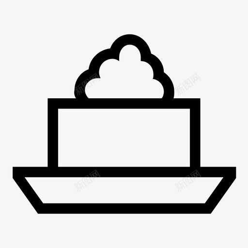 甜点蛋糕厨师图标svg_新图网 https://ixintu.com 厨师 厨房 甜点 蛋糕 食物 餐厅