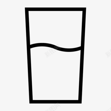 饮料杯子漱口水图标图标
