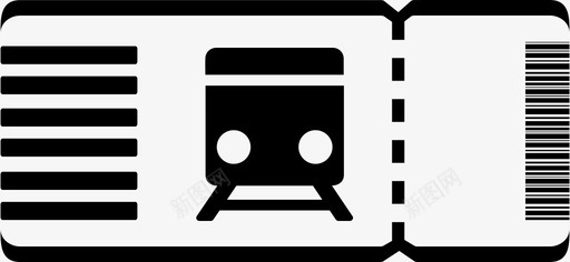 车票地铁票火车票图标图标