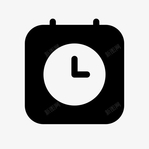 日期和时间约会事件图标svg_新图网 https://ixintu.com 事件 基本图标集 日期和时间 时间槽 时间表 约会