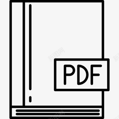 PDF书籍界面库图标图标