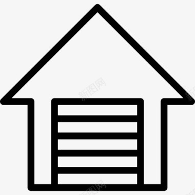 车库建筑房地产图标图标