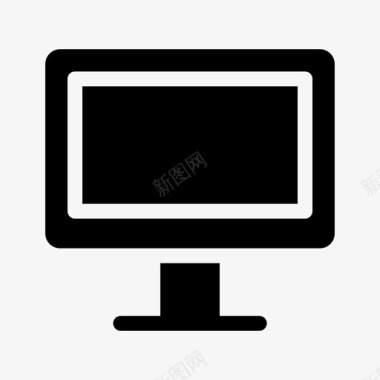 显示器屏幕技术图标图标
