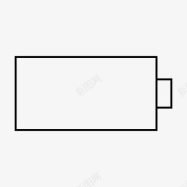 电池蓄电池空电池图标图标