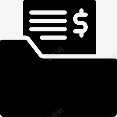 任务财务文件夹hr图标图标