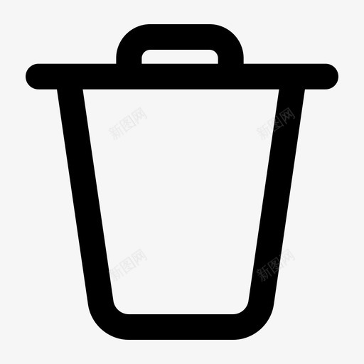 垃圾箱删除垃圾桶图标svg_新图网 https://ixintu.com 删除 垃圾桶 垃圾箱