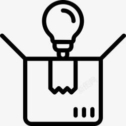 跳出盒子思考跳出框框思考人力资源任务图标高清图片
