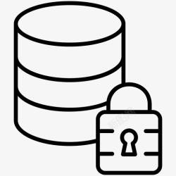 数据库保护数据安全网络安全数据库保护图标高清图片
