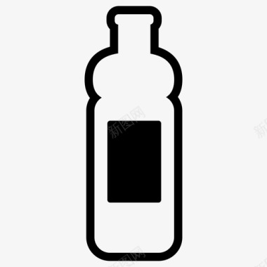 瓶子塑料肥皂图标图标