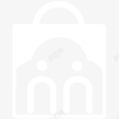 手提袋圆角logo图标