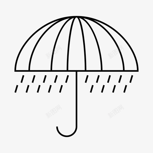 雨伞雨天雨季图标svg_新图网 https://ixintu.com 冬季 用户界面 网页搜索引擎优化 雨伞 雨天 雨季