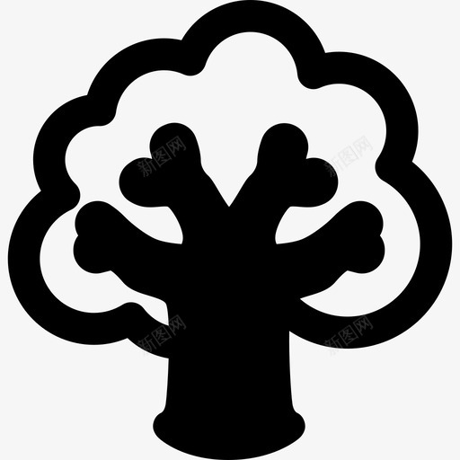 树自然环保图标svg_新图网 https://ixintu.com 树 环保 自然