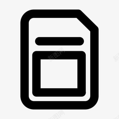 sim卡卡存储器图标图标