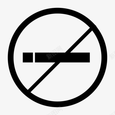 禁烟危险污染图标图标