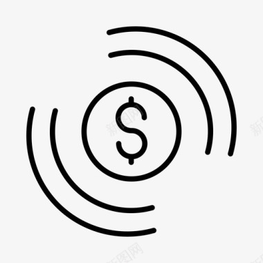 paywave货币外币图标图标