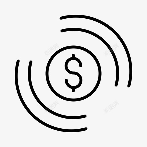 paywave货币外币图标svg_新图网 https://ixintu.com paywave 全球银行 外币 支付通行证 货币