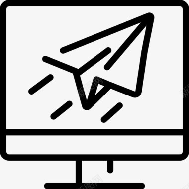 在线消息发送计算机电子邮件图标图标