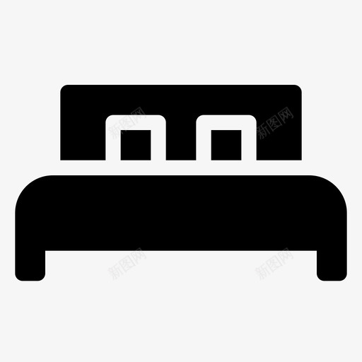 床被褥卧室图标svg_新图网 https://ixintu.com 20062018 卧室 家具 床 枕头 被褥