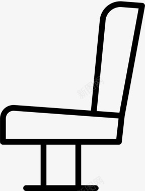 椅子俱乐部舒适图标图标