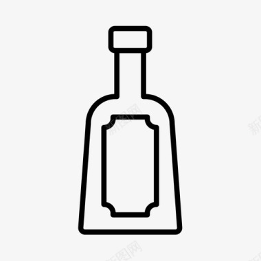 瓶子饮料酒馆图标图标