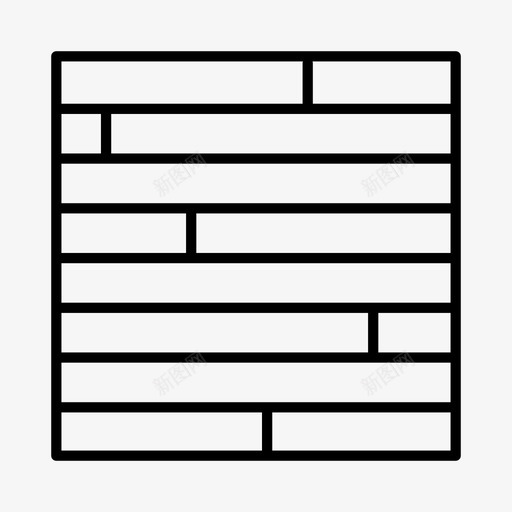 地板内饰镶板图标svg_新图网 https://ixintu.com 内饰 地板 木材 镶板