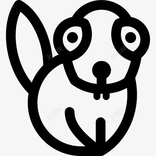 海狸动物小动物图标svg_新图网 https://ixintu.com 动物 小动物 海狸
