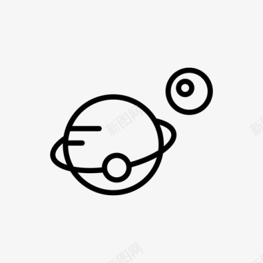 科学星球图标图标