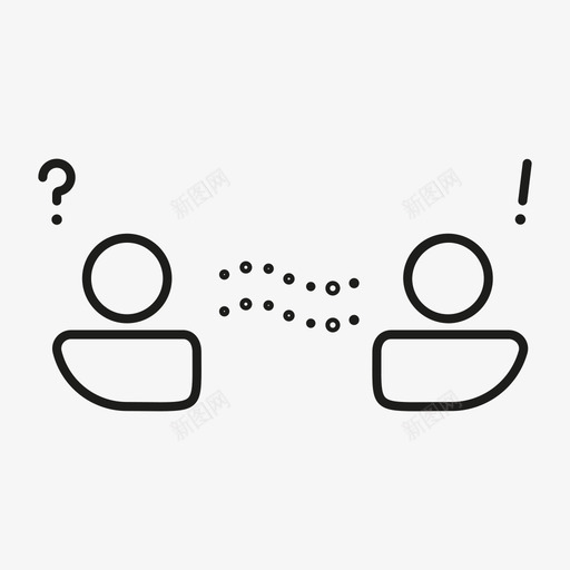 对话或对话想法人图标svg_新图网 https://ixintu.com 人 对话或对话 心灵感应 想法 行为和反应