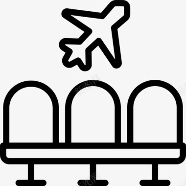 机场旅行旅游图标图标