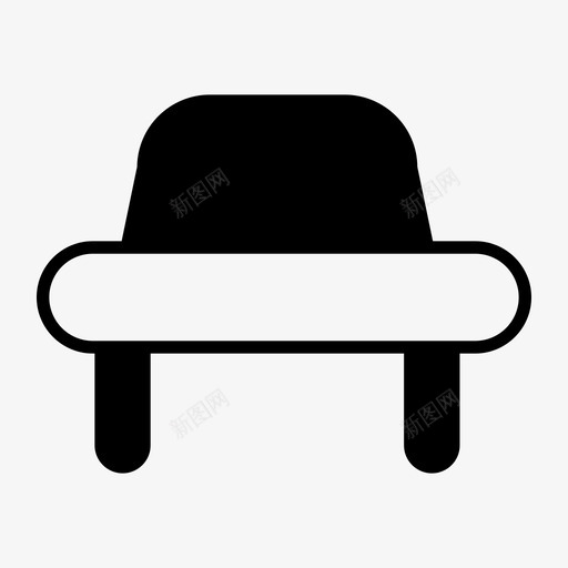 沙发椅子休息室图标svg_新图网 https://ixintu.com 休息室 半沙发 座椅 椅子 沙发