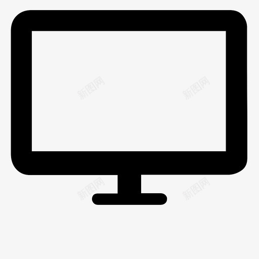 电脑台式机mac图标svg_新图网 https://ixintu.com mac 台式机 屏幕 显示器 电脑