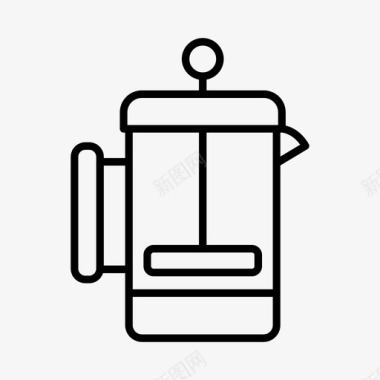 采购产品咖啡柱塞咖啡柱塞电器图标图标