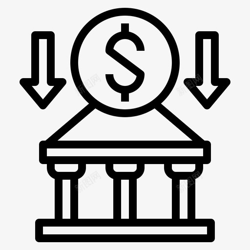 价值储存经济金融图标svg_新图网 https://ixintu.com 价值储存 经济 货币 货币经济学和金融学 金融